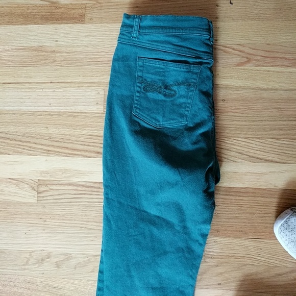 Style co 12PS green ankle jeans tummy control - Picture 4 of 4